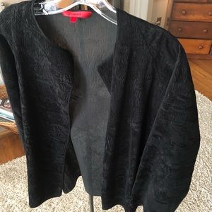 2Pcs Black crepe Jacket.